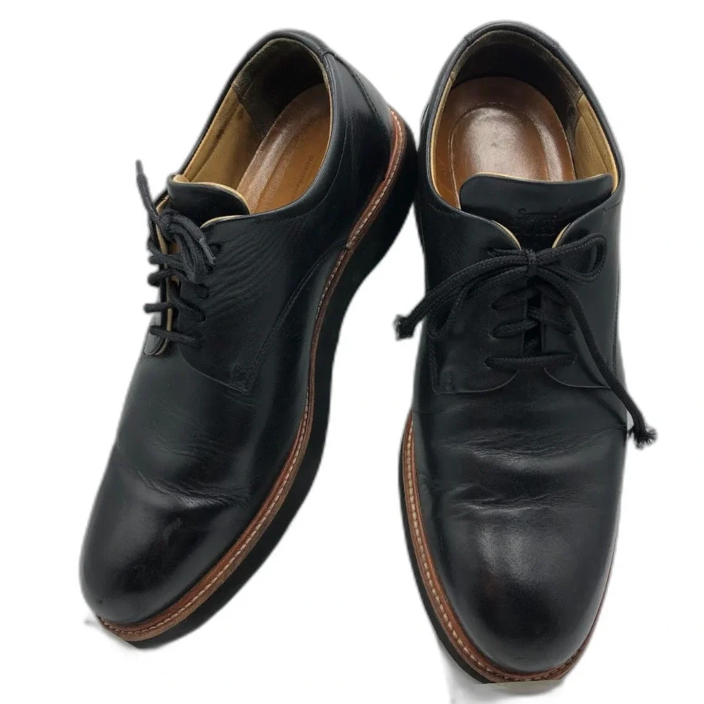 Samuel Hubbard Vibram Men's Black Leather Oxford Lace Up Shoes Size 10.5